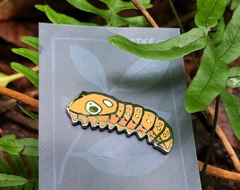 Spicebush Swallowtail Caterpillar Pin