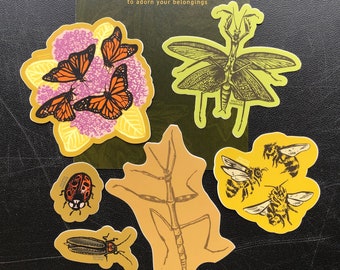 Garden Bugs Sticker Set