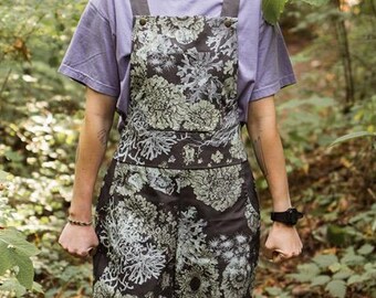 Handgemachte Köper Latzhose - Flechte