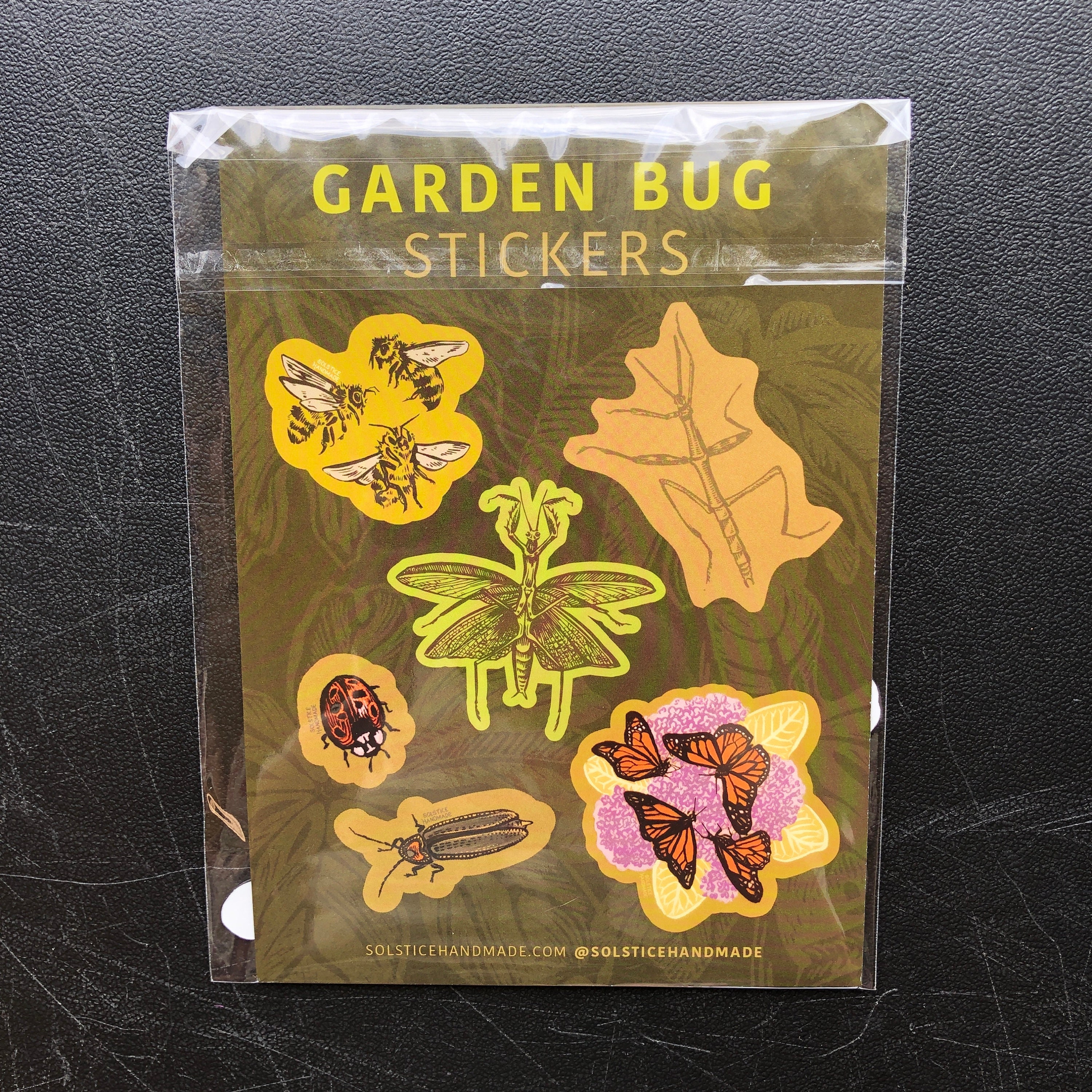 Garden Bugs Sticker Set - Etsy