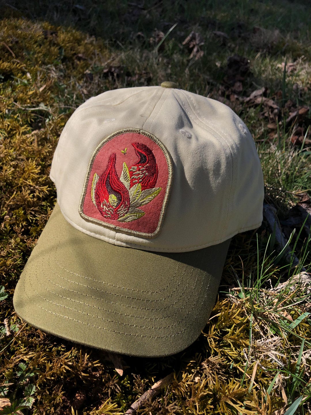 Skunk Cabbage Organic Cotton Native Plant Patch Hat - Etsy
