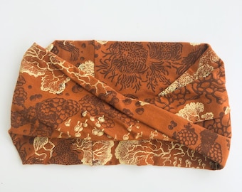 Slime Mold Bamboo and Organic Cotton Headband