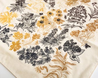 Autumn Wildflowers Bandana