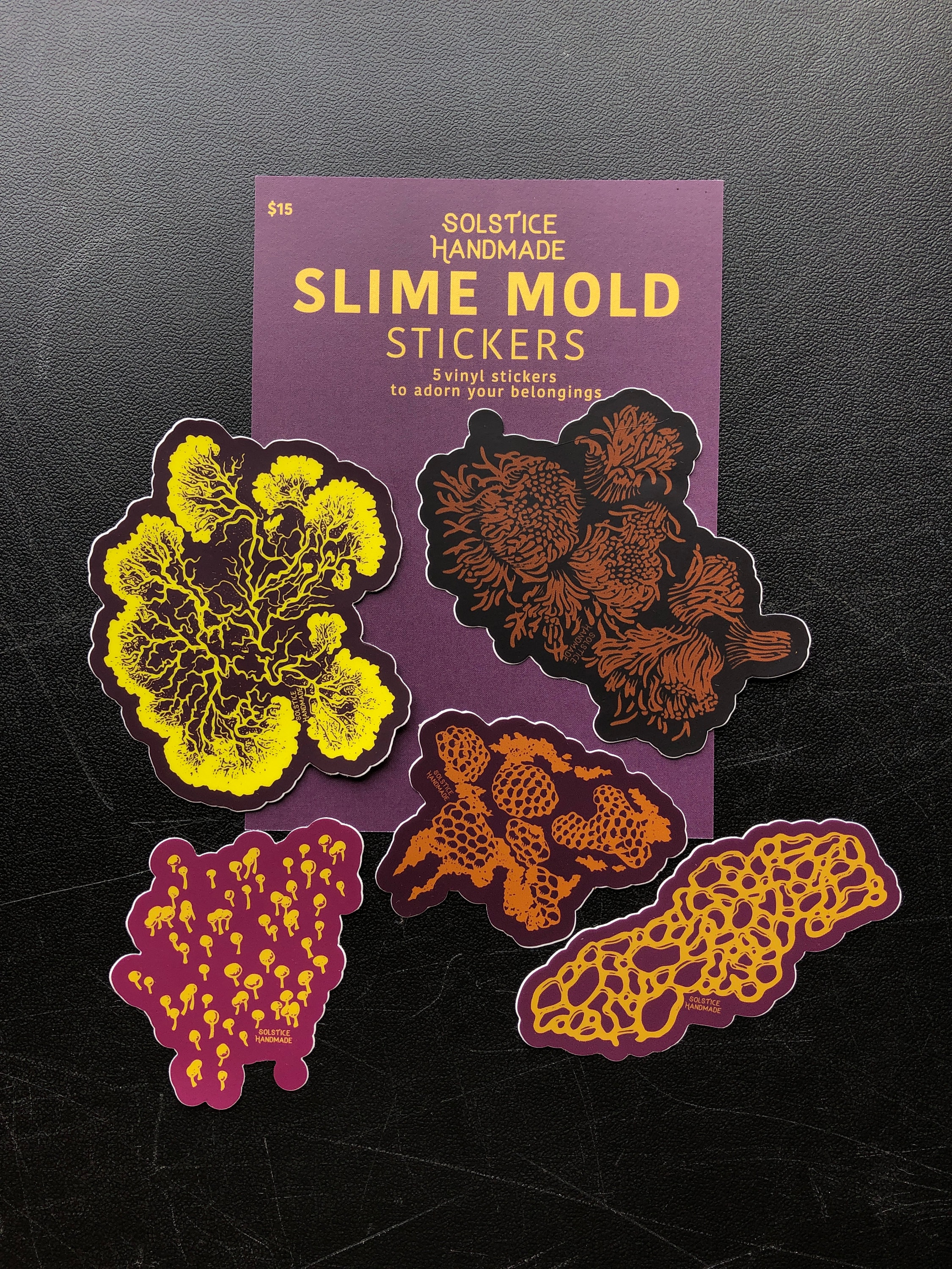 Slime Mold Sticker Set - Etsy