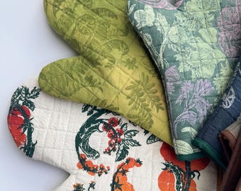 Hand Printed Ovenmitts