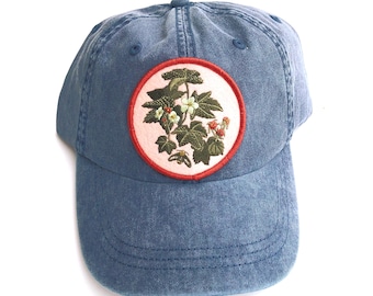 Sombrero de huerto de plantas autóctonas de Thimbleberry