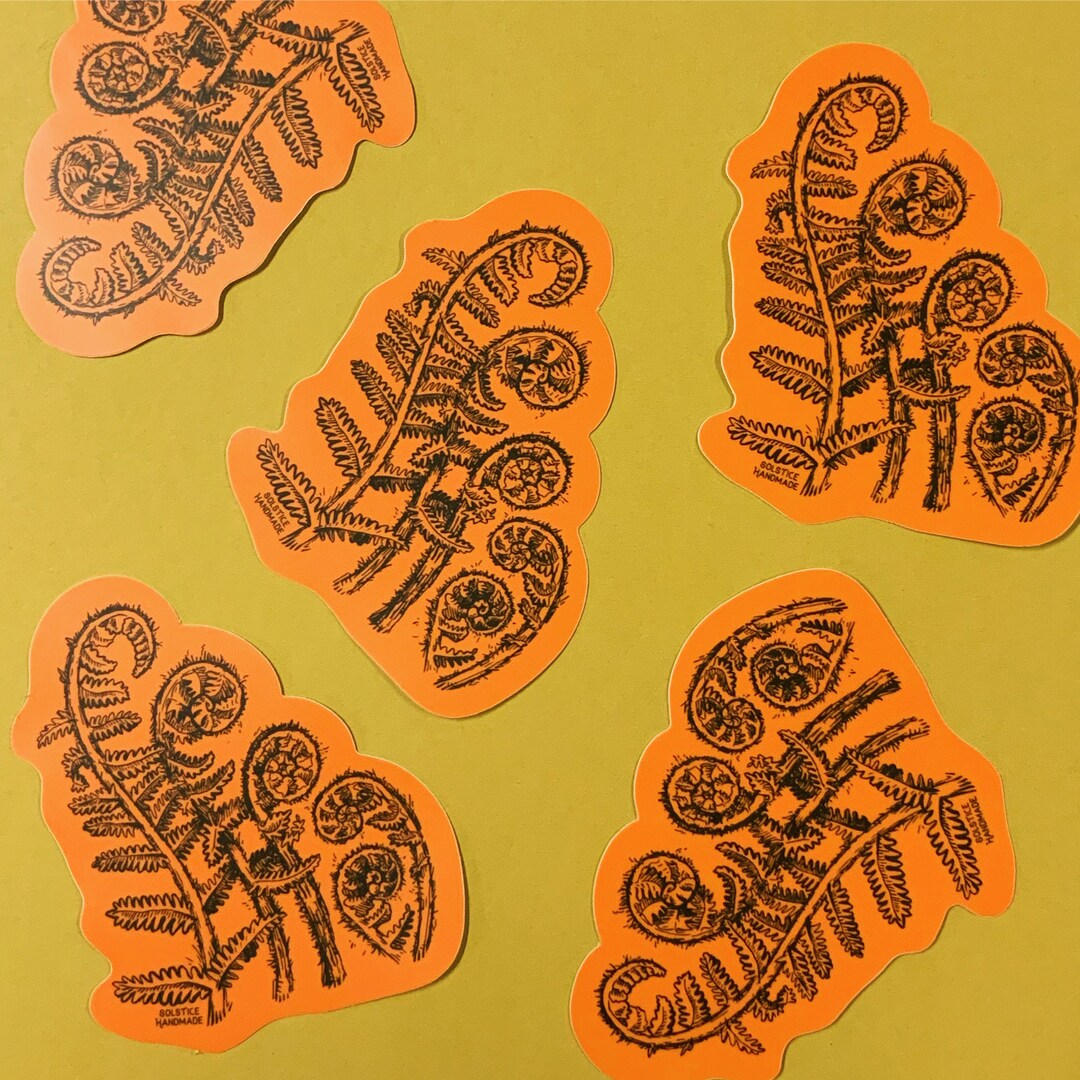 Fern Sticker Etsy