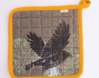 Hand Printed Potholder 11