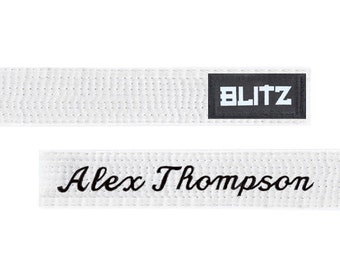 Personalised Student Belt - Customised One End