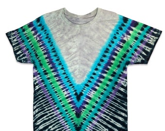 Large V Pattern Tie Dye Shirt - Standout Style for Less - Unisex - ON SALE - Foul Crowd