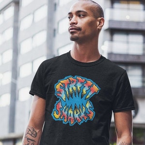 Straßenhaie T-Shirt - Tie-Dye, Straßenhaie Cartoon, Straßenhaie Spielzeug, Ripster-Shirt, Straßenhaie-Shirt, Throwback-Shirt, Vintage Spielzeug