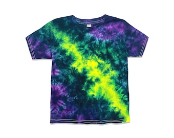 Galactic Dream Tie-Dye Shirt: Handmade Scrunch Pattern, Soft Cotton
