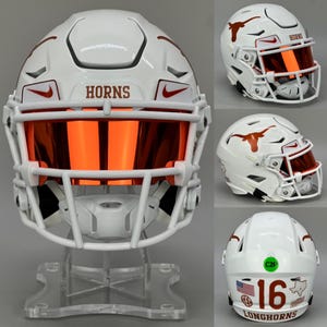 Vintage Women’s Texas Longhorns White Visor Vintage Texas Longhorns Golf Visor – Yesterday main image 4