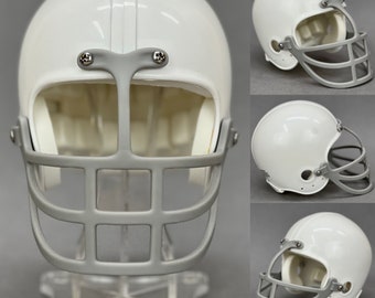 Vintage 3D Printed Riddell VSR4 Mini Helmet Replacement/Upgrade Tinglehoff/Page Dungard Facemask