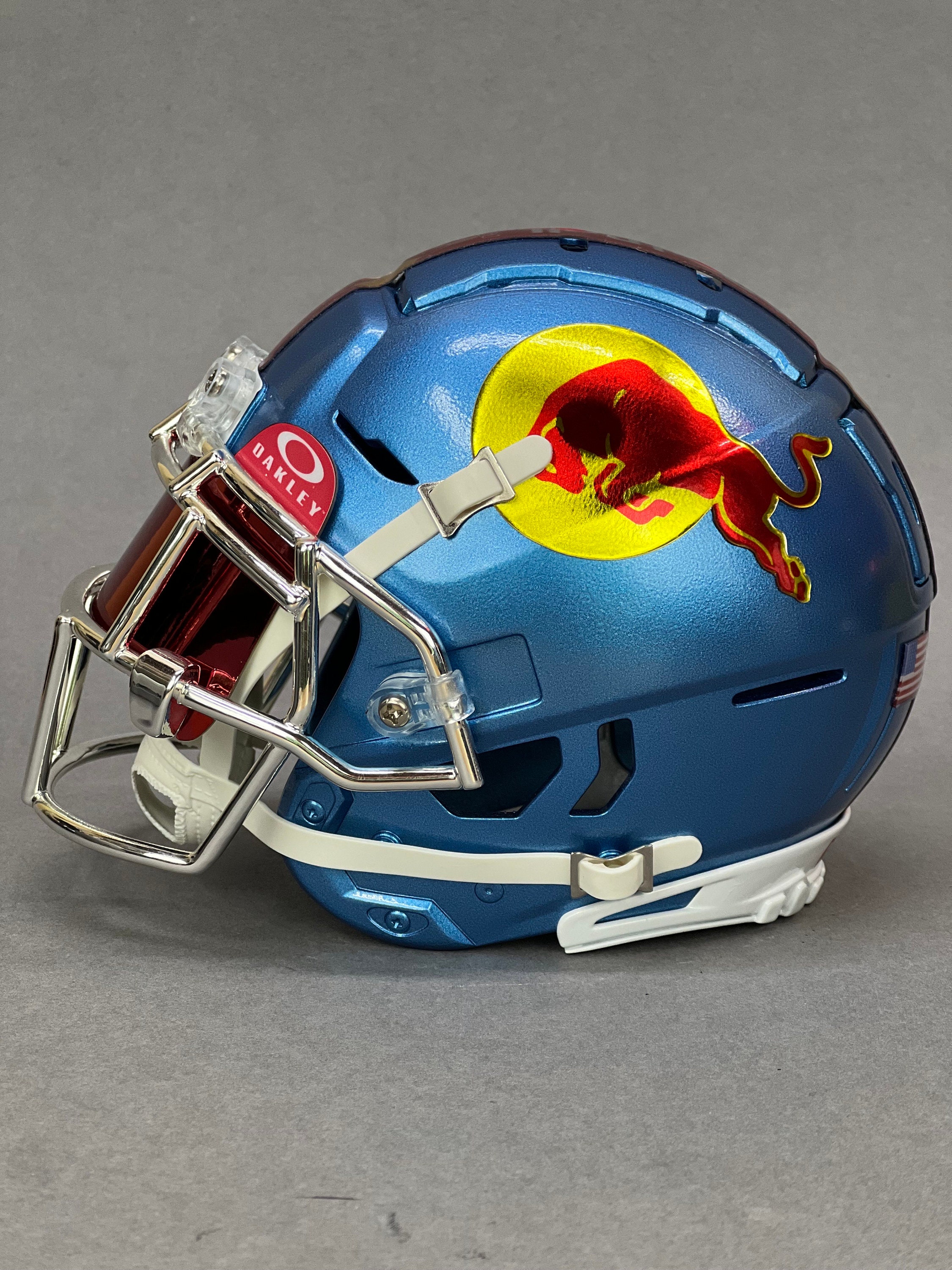 bull ring football helmet Fresno State Bulldogs NCAA Riddell Speed Mini : Sports & Outdoors SP face mask 3D Printed Sugar-free Red Bull