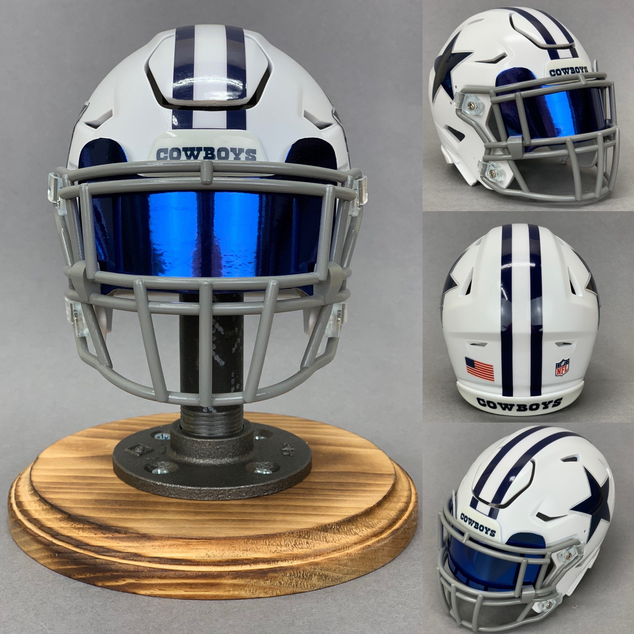 3D Printed Dallas Cowboys White Thanksgiving Day Throwback -   New  Zealand