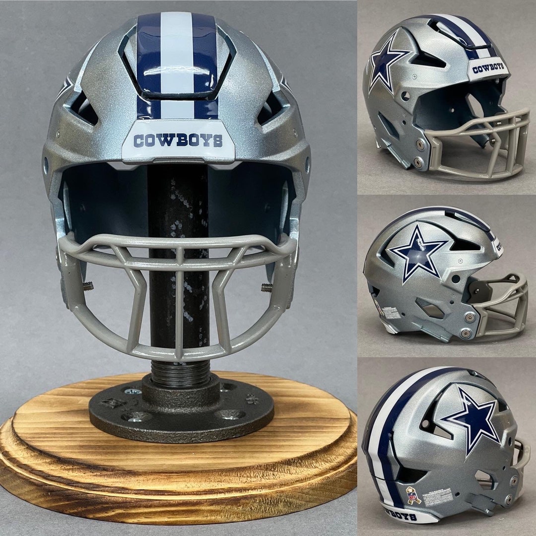 3D Printed Micah Parsons Themed Dallas Cowboys Silver Metallic