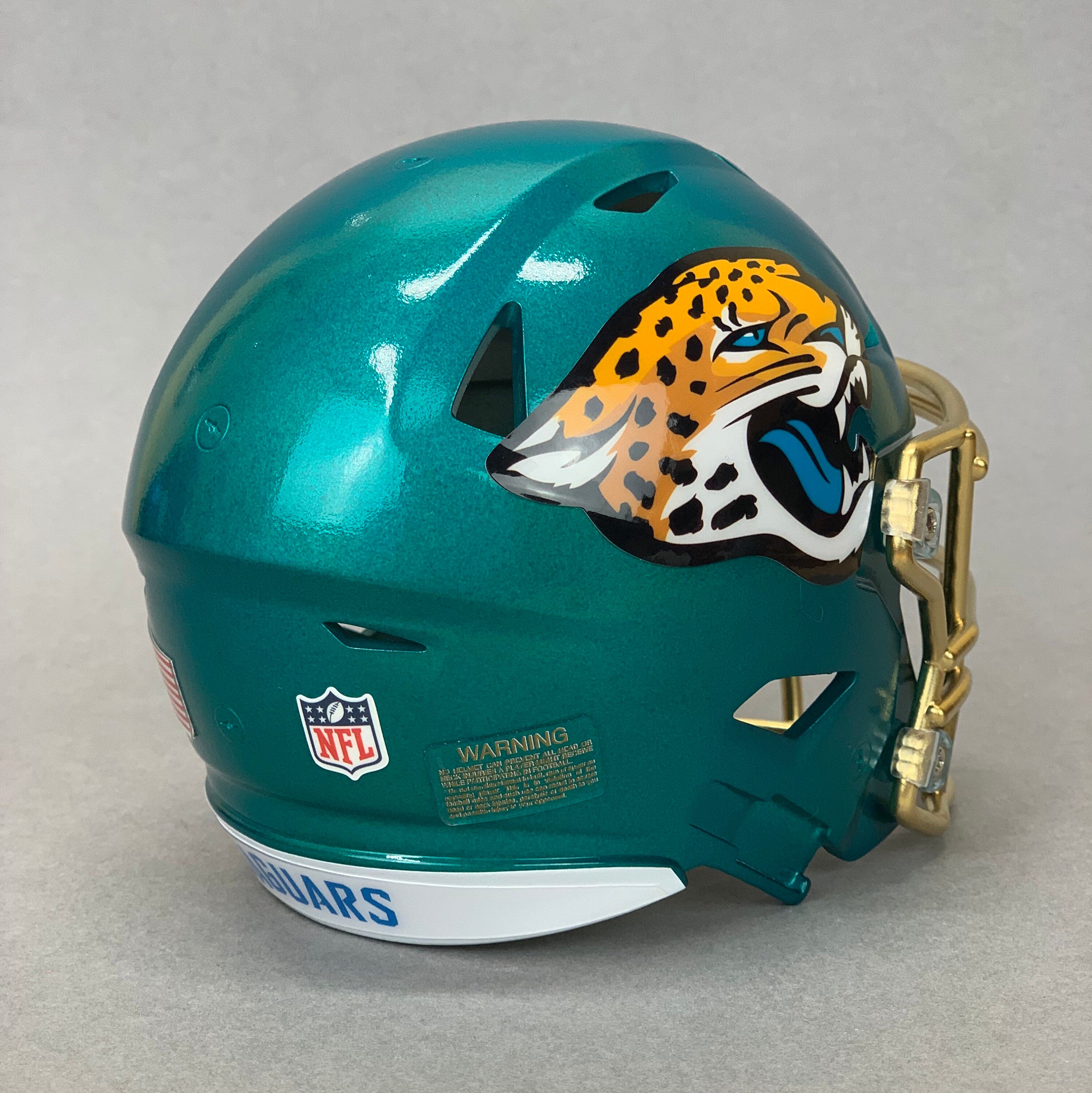 Jacksonville Jaguars Trevor Lawrence blanc alternatif mini casque de