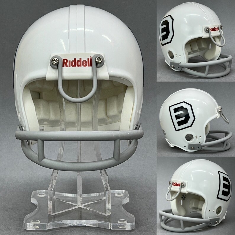Old Riddell Logo Vintage 3D Printed Riddell VSR4 Mini Helmet Replacement/upgrade ...