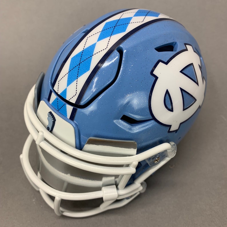 3D Printed North Carolina Riddell Speedflex Mini Helmet With Etsy