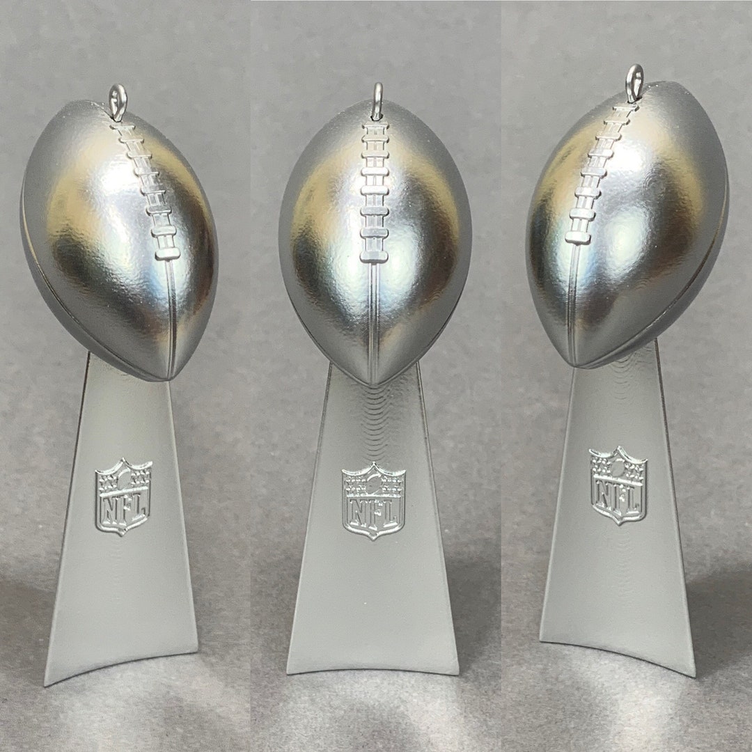 90mm 3D Printed Super Bowl NFL Championship Lombardi Trophy Hanging