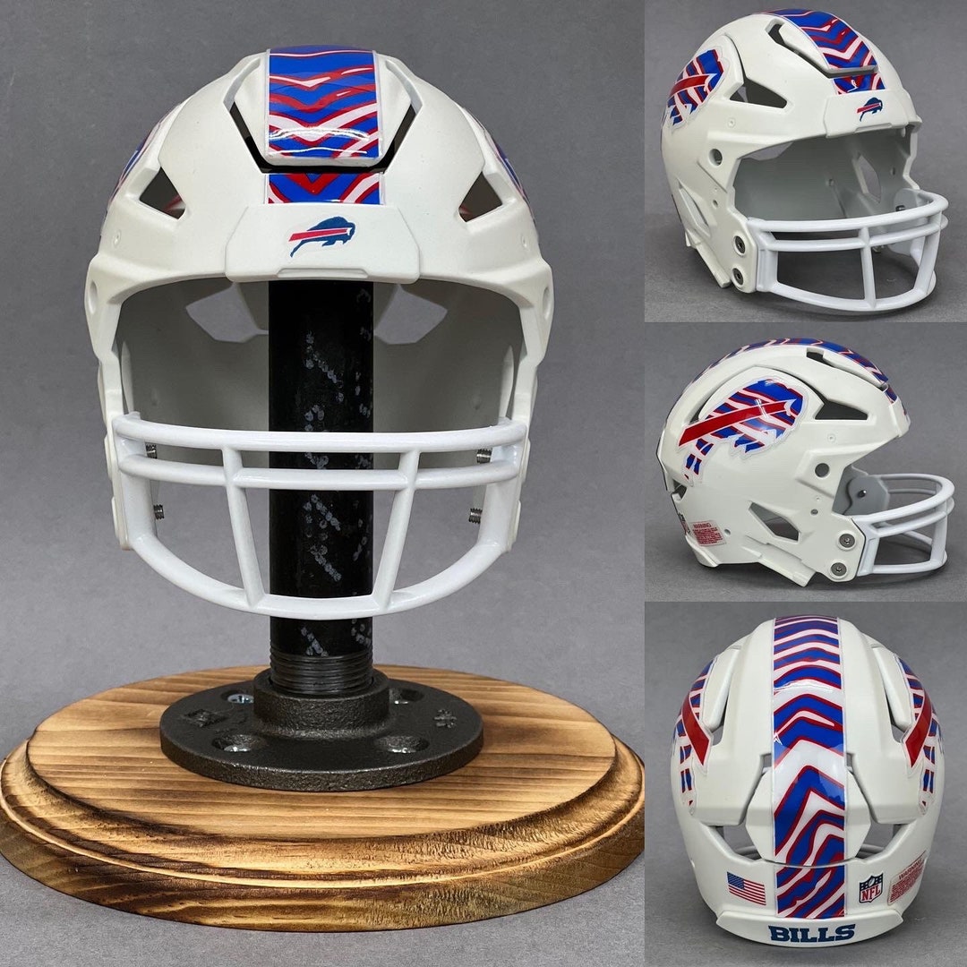 3D Printed Buffalo Bills Retro Zubaz Print Concept Riddell Etsy