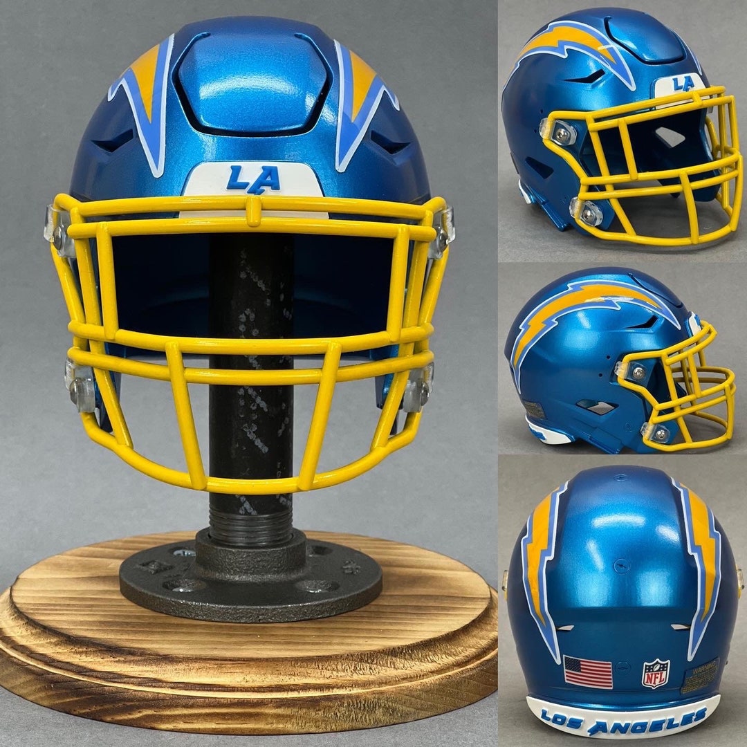3D Printed Los Angeles Chargers Flash-style Powder Blue Metallic