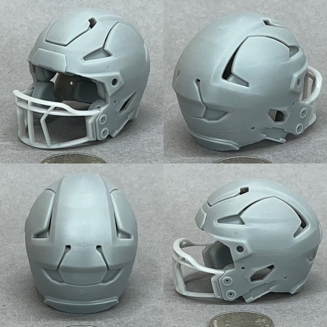 3D Printed Riddell Axiom Pocket Pro Scale Modern Era Football Helmet Etsy