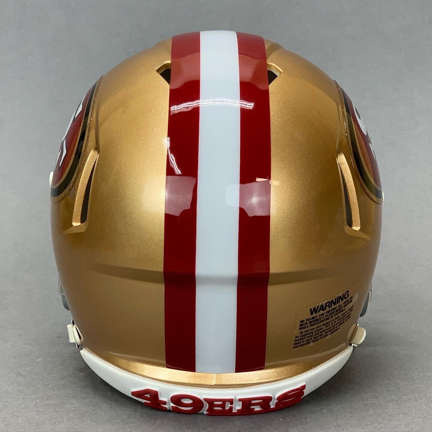 49er bike helmet San Francisco 49ers Riddell SpeedFlex honoring the teams historic past with a cream gloss shell finish San Francisco - HELMET HISTORY