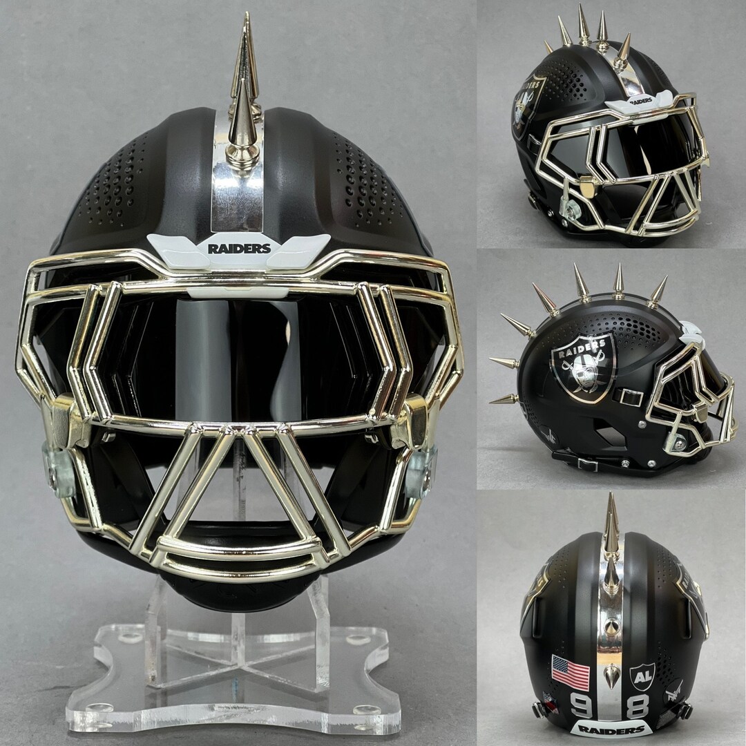 3D Printed Las Vegas Raiders Maxx Crosby mad Maxx Concept Vicis Zero2 With Custom Facemask