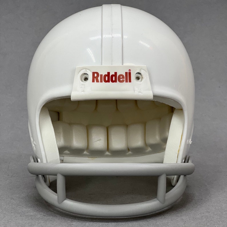 Old Riddell Logo Vintage 3D Printed Riddell VSR4 Mini Helmet Replacement/upgrade Two-bar ...