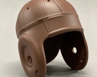 fake toy leather footbal helmet "Game Day Helmet" Crushable Football Cap Vintage Leather Football Helmet -