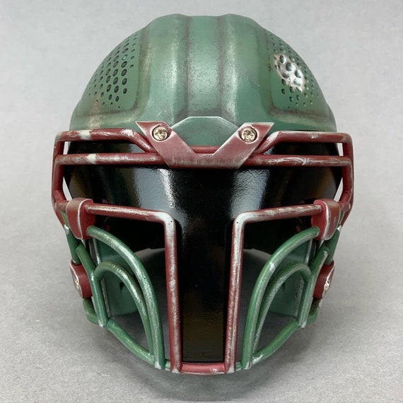 3D Printed Boba Fett Themed Vicis Zero2 Mini Helmet With Custom