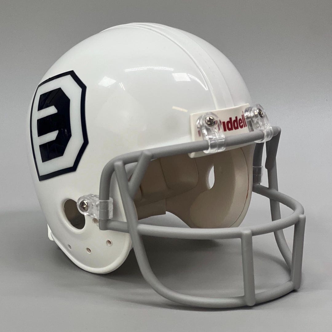 dan coats riddell football helmets 3D Printed Vintage Maxpro OPO-XL Terry Bradshaw Riddell VSR4 Mini Football  Helmet Upgrade Facemask