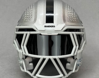 3D Printed Las Vegas Raiders Maxx Crosby Vicis Zero2 With Custom Facemask Modern Era Football Mini Helmet Collectible - Etsy 3D Printed Las Vegas Raiders Maxx Crosby Vicis Zero2 With Custom Facemask Modern Era Football Mini Helmet Collectible - Etsy