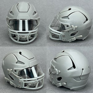 Casco de fútbol americano Riddell Axiom Pocket Pro Scale impreso en 3D