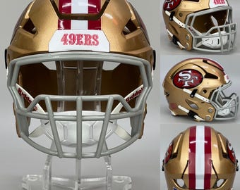 bike 49ers football helmets San Francisco Riddell Speed Replica Helmet At approx Ricky Pearsall Signed San Francisco