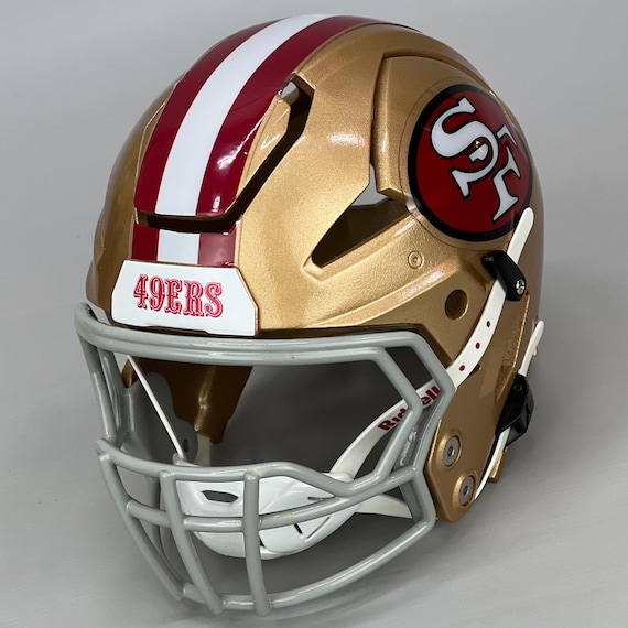 3D Printed George Kittle Themed San Francisco 49ers Gold Metallic Riddell Axiom3d Custom Mini Helmet - Etsy 3D Printed George Kittle Themed San Francisco 49ers Gold Metallic Riddell Axiom3d Custom Mini Helmet - Etsy