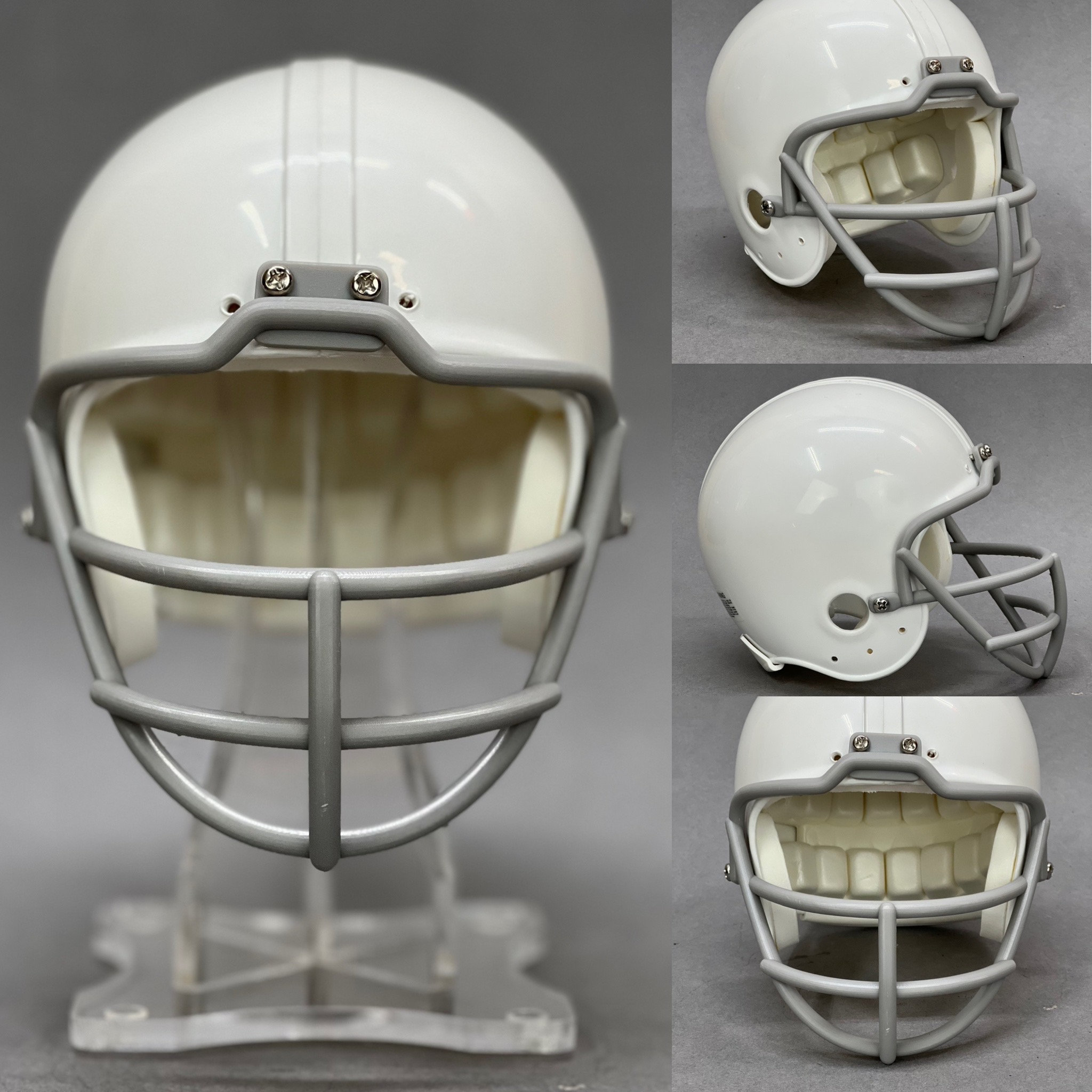Vintage 3D Printed Riddell VSR4 Mini Helmet Replacement/upgrade