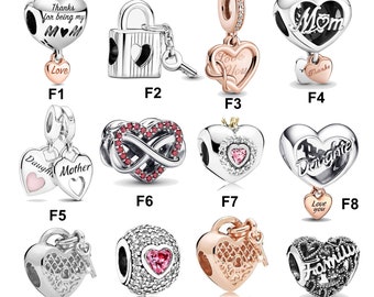 Charms, fits Pandora charm bracelet & necklace , charm accessories