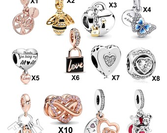 Charms, fits Pandora charm bracelet & necklace , charm accessories