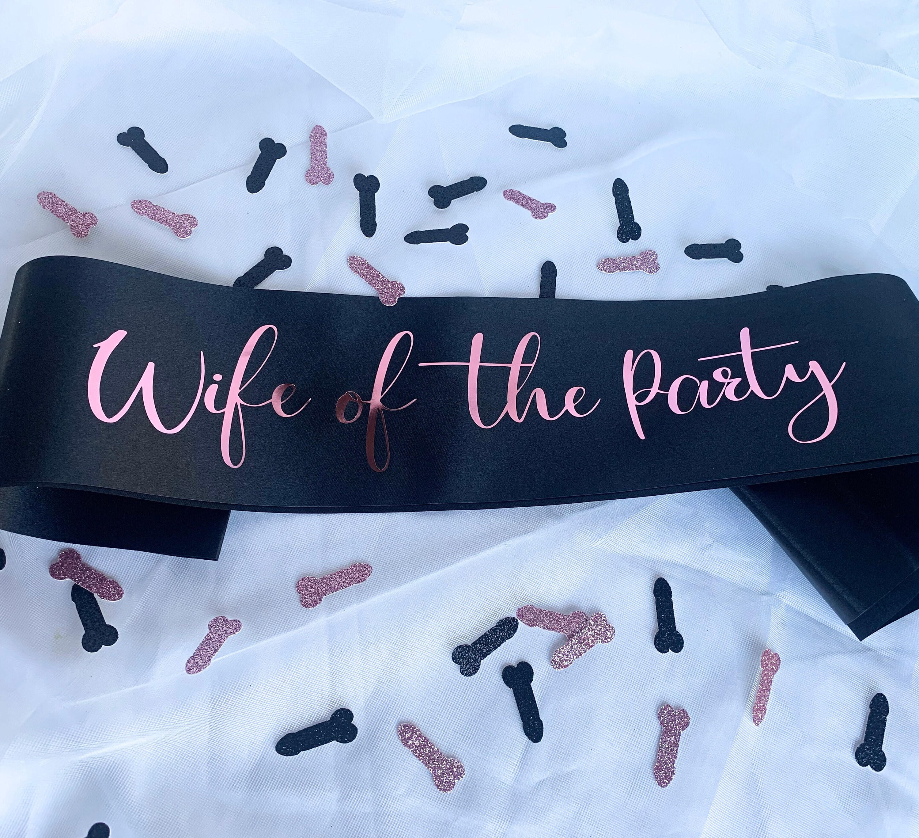 Wife of the Party Satin Sash  | Bachelorette Party Sash | Bridal Show…