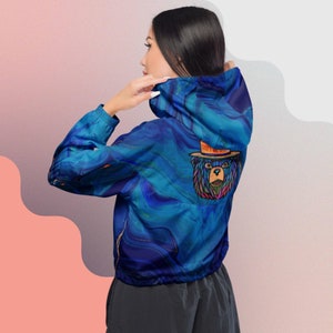 Don&#39;t Be Stupid : Kurzer Damen-Windbreaker