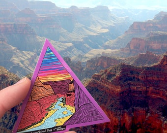 Grand Canyon Nationalpark, Grand Canyon, Arizona, Nationalpark Aufkleber