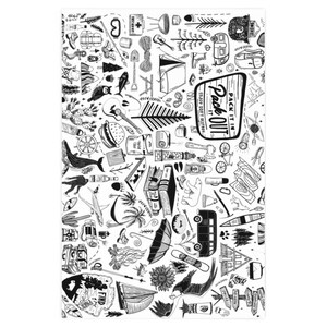 All the Essentials, Outdoorsy, Go Outside, Camping, Hiking: Wrapping Paper