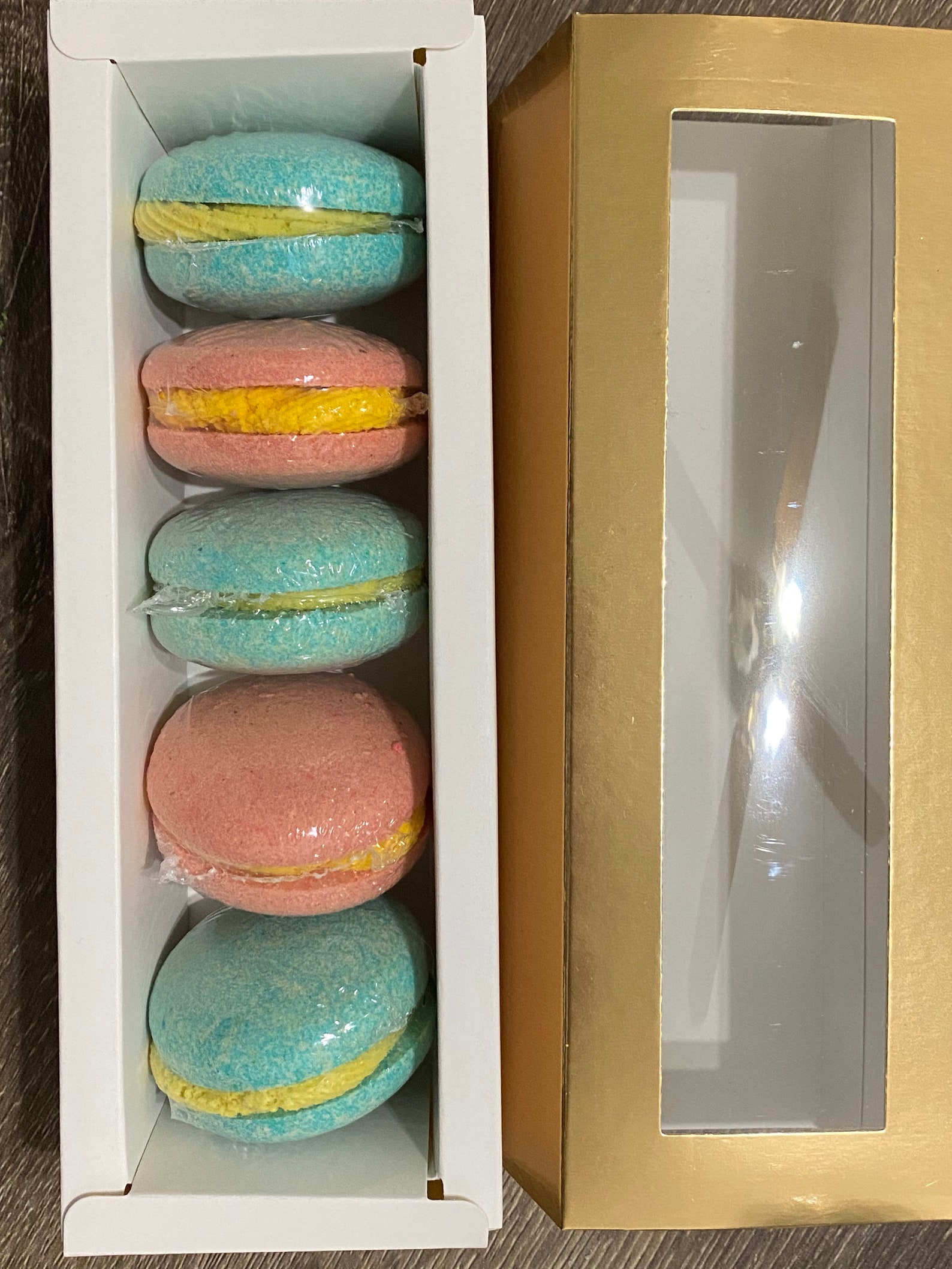 Macaron Bath Bomb Box Bath Treat Self Care | Etsy