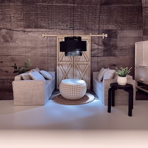 Rattan Chandelier