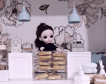 1:12 Dollhouse miniatures Bakery Counter