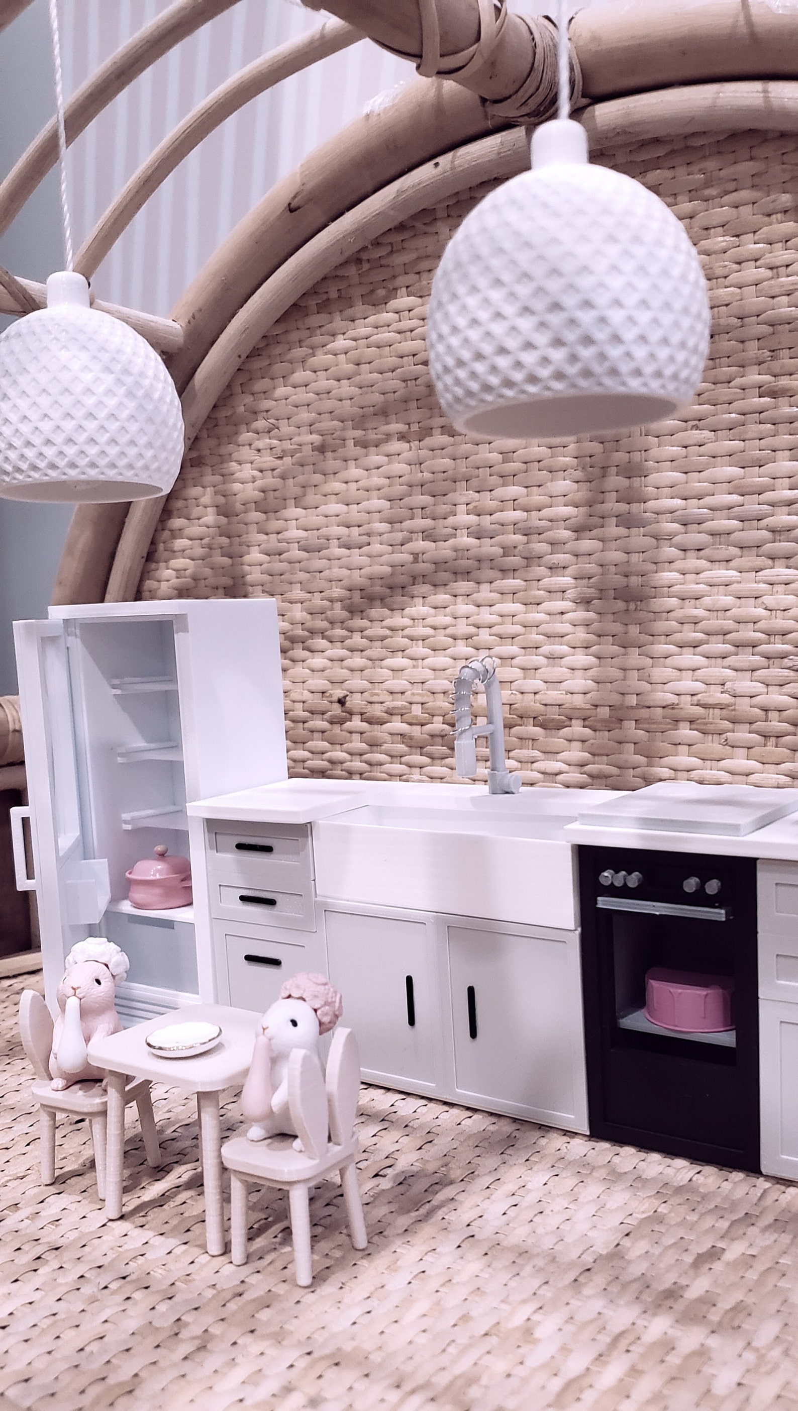 Customizable Dollhouse Kitchen 112 scale Etsy