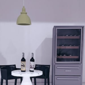Miniature Doll&#39;s Wine Refrigerator